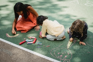 Fun Fridays: Chalk and Bubbles